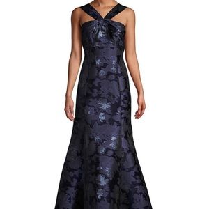 “New” Aidan Mattox
Halterneck Floral Trumpet Gown